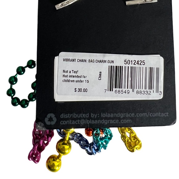 Lola & Grace Swarovski Marci Gras Bag Charm - Picture 11 of 15